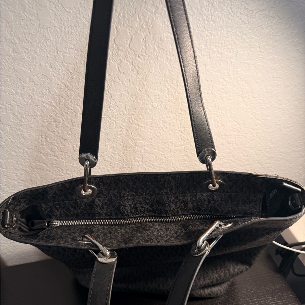 Michael Kors Gray Signature Tote - Picture 9 of 11